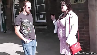 Big-cocked man pick ups and fucks bbw